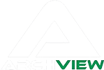 Archview Services White and Green Logo