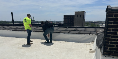 Roof Access Grinder Test